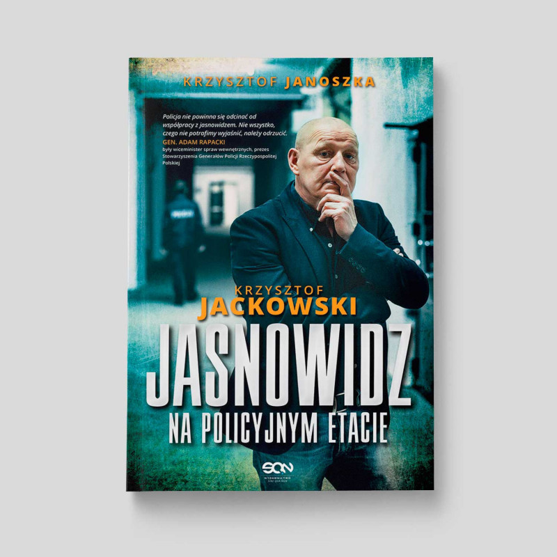 Okładka książkiJasnowidz na policyjnym etacie Krzysztof Jackowski w SQNstore front