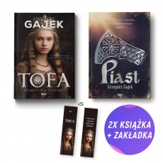 Pakiet: Tofa. Księżniczka Słowian + Piast (2x książka + zakładka)