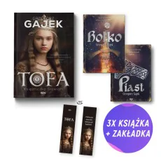 Pakiet: Tofa. Księżniczka Słowian + Piast + Bolko (3x książka + zakładka)