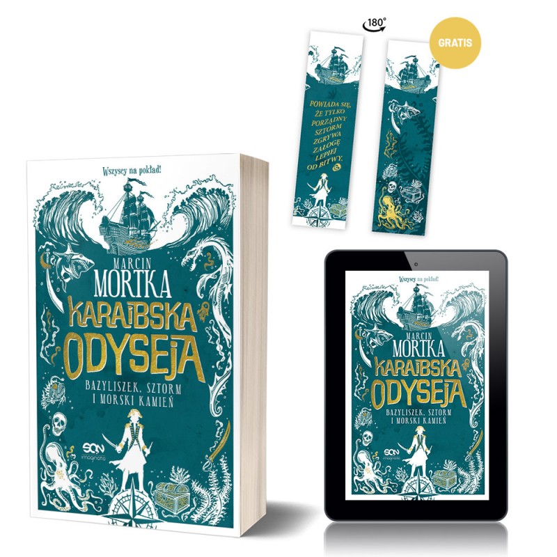 Pakiet: Karaibska odyseja (książka + e-book + zakładka gratis)
