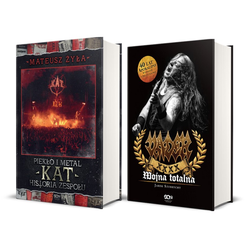 Pakiet: Piekło i metal. Historia zespołu Kat + Vader. Wojna totalna. Wydanie II (2x książka)