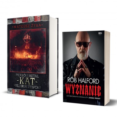 Pakiet: Piekło i metal. Historia zespołu Kat + Rob Halford. Wyznanie. Autobiografia wokalisty Judas Priest (2x książka)