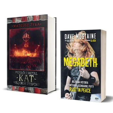 Pakiet: Piekło i metal. Historia zespołu Kat + MEGADETH (2x książka)