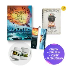 Pakiet: Powrót do Gryfa + Przepisownik Kociołka + Kubek z drużyną Kociołka (książka + notes + kubek + zakładka gratis)