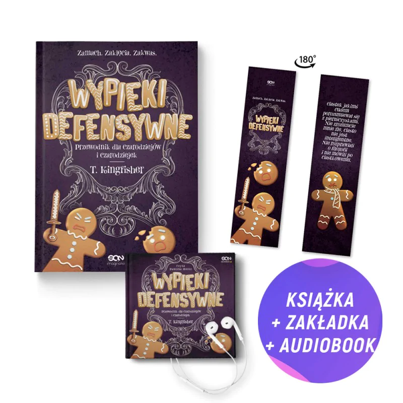 Pakiet: Wypieki defensywne. Przewodnik dla czarodziejów i czarodziejek (książka + audiobook + zakładka gratis)