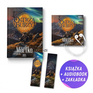 Pakiet SQN Originals: Ostrza Burzy (książka + audiobook + zakładka gratis)