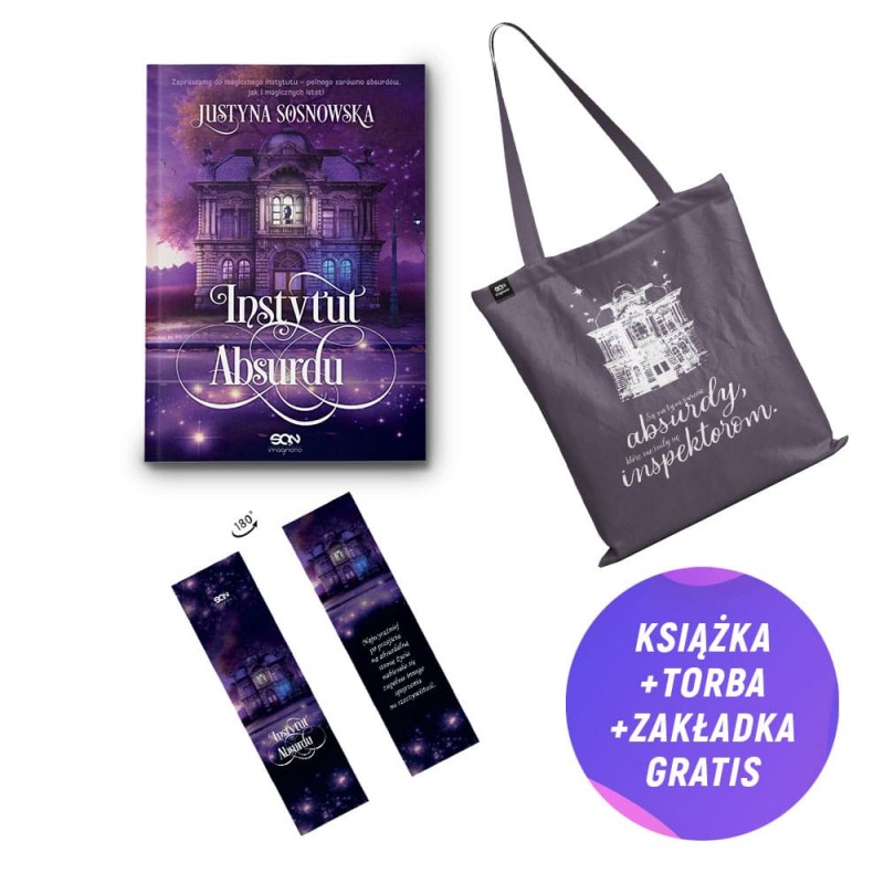 Pakiet: Instytut Absurdu (książka + torba + zakładka gratis) Pakiet: Instytut Absurdu (książka + torba + zakładka gratis)