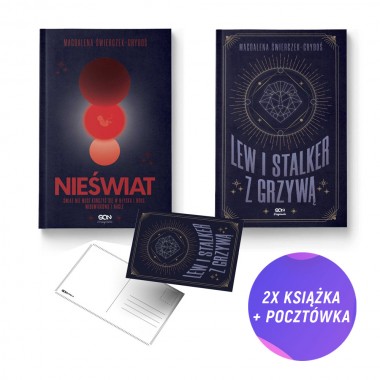 Pakiet: Nieświat + Lew i stalker z grzywą (2x książka + pocztówka gratis)