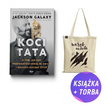 Pakiet: Koci Tata (książka + torba bawełniana)
