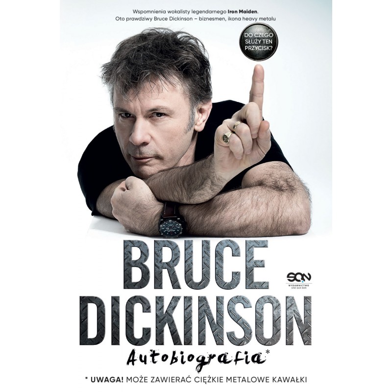 Okładka książki Bruce Dickinson. Autobiografia w księgarni SQN Store