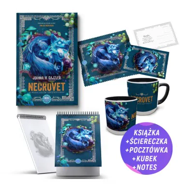 Pakiet: Necrovet. Radiografia bytów nadprzyrodzonych (książka + kubek + notes + ściereczka + pocztówka gratis)