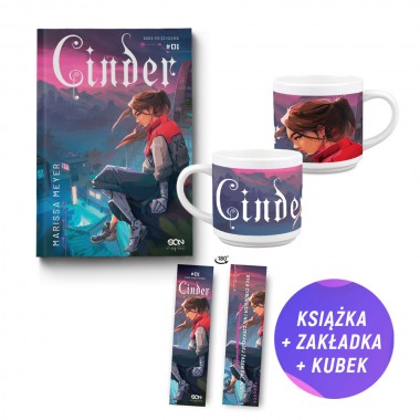 Pakiet: Cinder (książka + kubek + zakładka gratis)