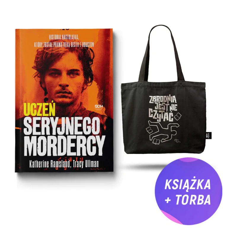 Pakiet: Uczeń seryjnego mordercy (książka + torba)