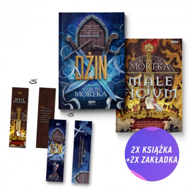 Pakiet: Dżin + Maleficjum (2x książka + 2x zakładka gratis)