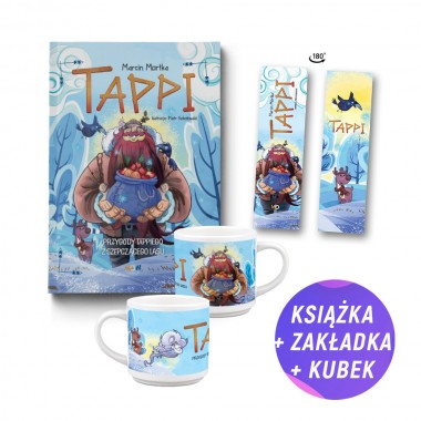 Pakiet: Tappi. Przygody Tappiego z Szepczącego Lasu (książka + kubek Tappi + zakładka gratis)