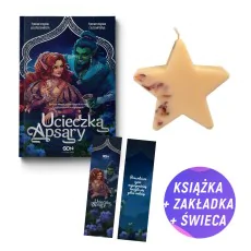 Pakiet: Ucieczka Apsary. Część 1 (książka + świeca sojowa + zakładka gratis)