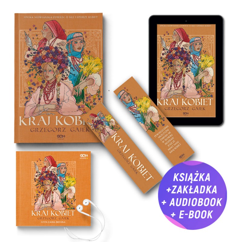 Pakiet: Kraj kobiet (książka + audiobook + e-book + zakładka gratis)