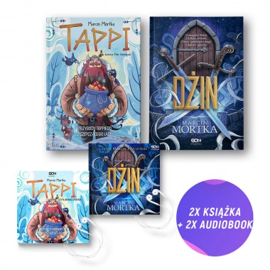 Pakiet: Tappi. Przygody Tappiego z Szepczącego Lasu + Dżin (2x książka + 2x audiobook)