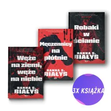 Pakiet: Węże na ziemi, węże na niebie + Męczennicy na płótnie + Robaki w ścianie (3x książka)