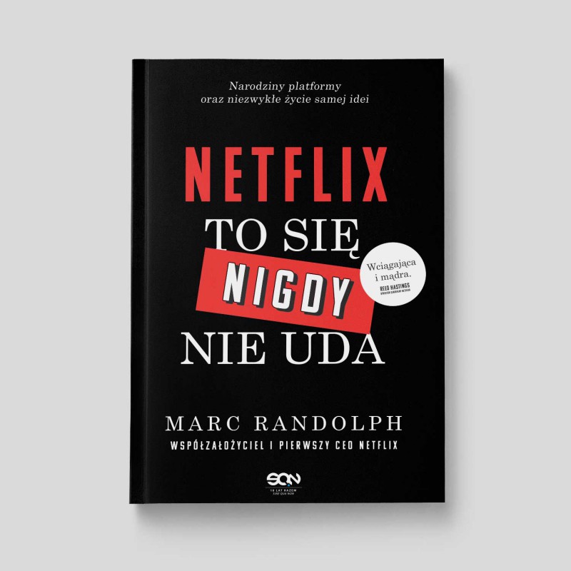 Okładka książki Netflix. To się nigdy nie uda w księgarni SQN Store