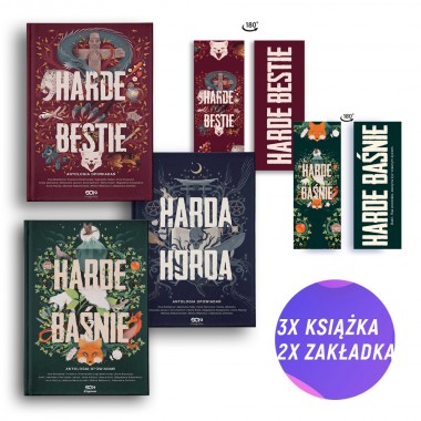 Pakiet: Harde Bestie + Harde Baśnie + Harda Horda (3x książka + 2x zakładka gratis)