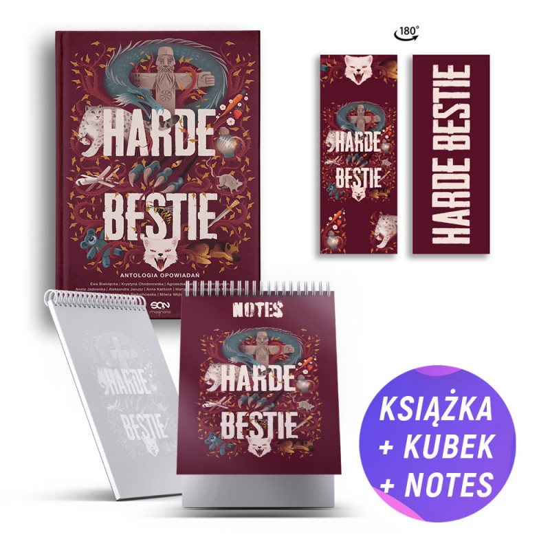 Pakiet: Harde Bestie (książka + notes + zakładka gratis)