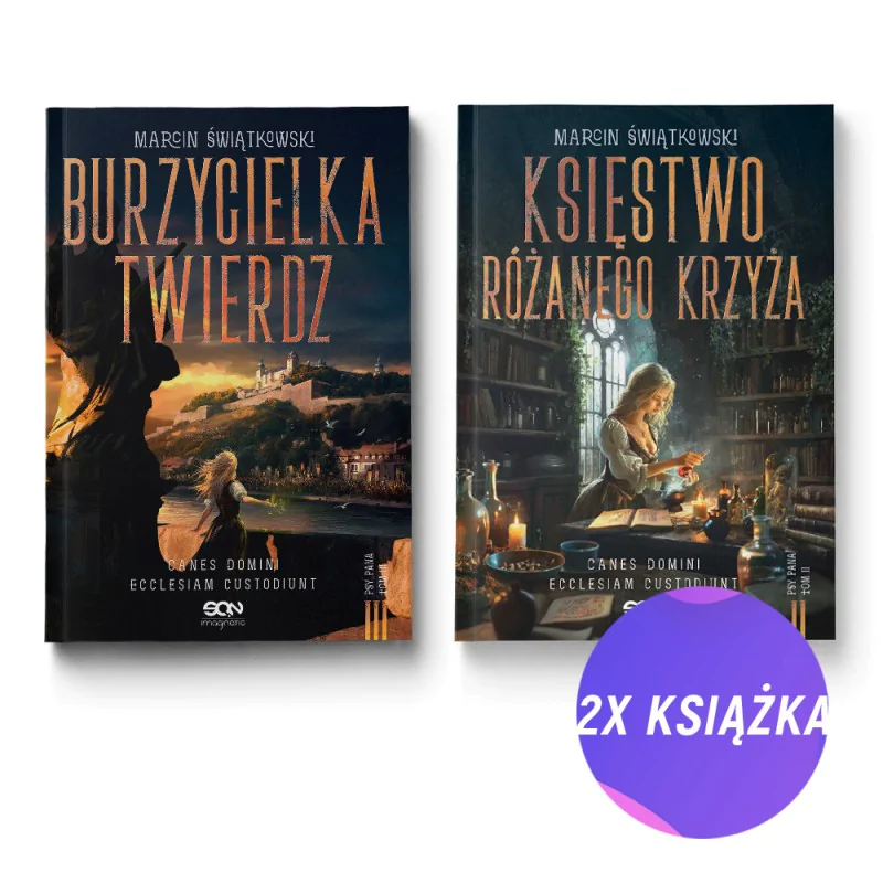 Pakiet: Burzycielka twierdz + Księstwo Różanego Krzyża (2x książka)