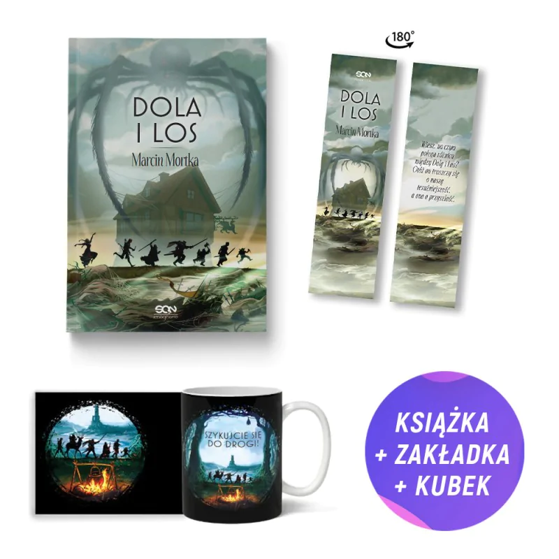 Pakiet: Dola i Los (książka + kubek 360ml + zakładka gratis)