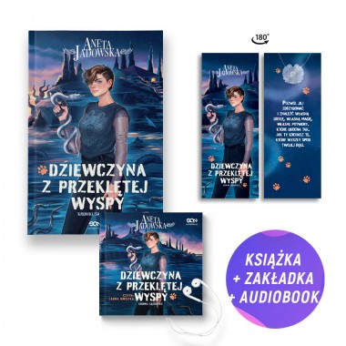 Pakiet: Dziewczyna z przeklętej wyspy (książka + audiobook + zakładka gratis)