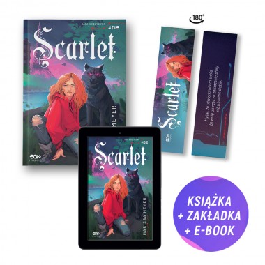 Pakiet: Scarlet (książka + e-book + zakładka gratis)