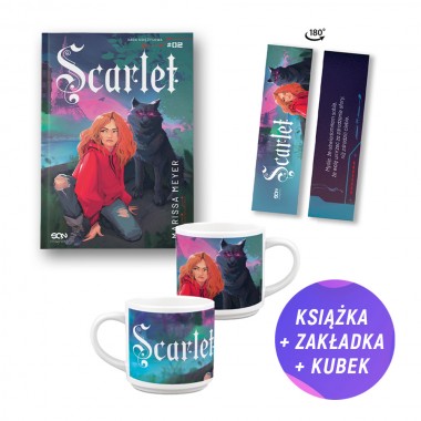 Pakiet: Scarlet (książka + kubek + zakładka gratis)