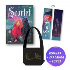 Pakiet: Scarlet (książka + torba bawełniana + zakładka gratis)