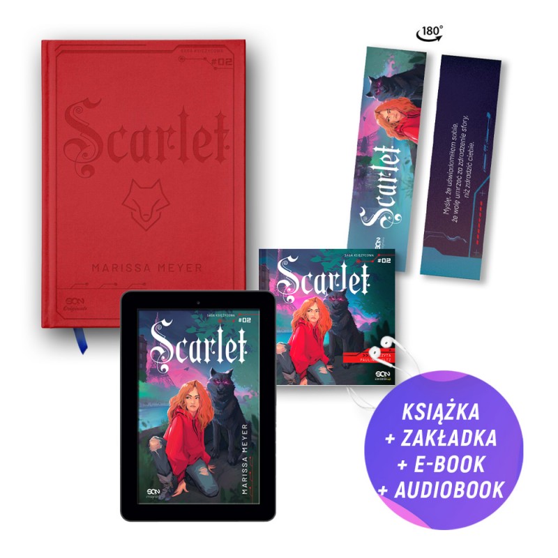 Pakiet SQN Originals: Scarlet TW (książka + audiobook + e-book + zakładka gratis)