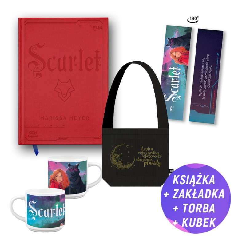 Pakiet SQN Originals: Scarlet TW (książka + torba + kubek + zakładka gratis)