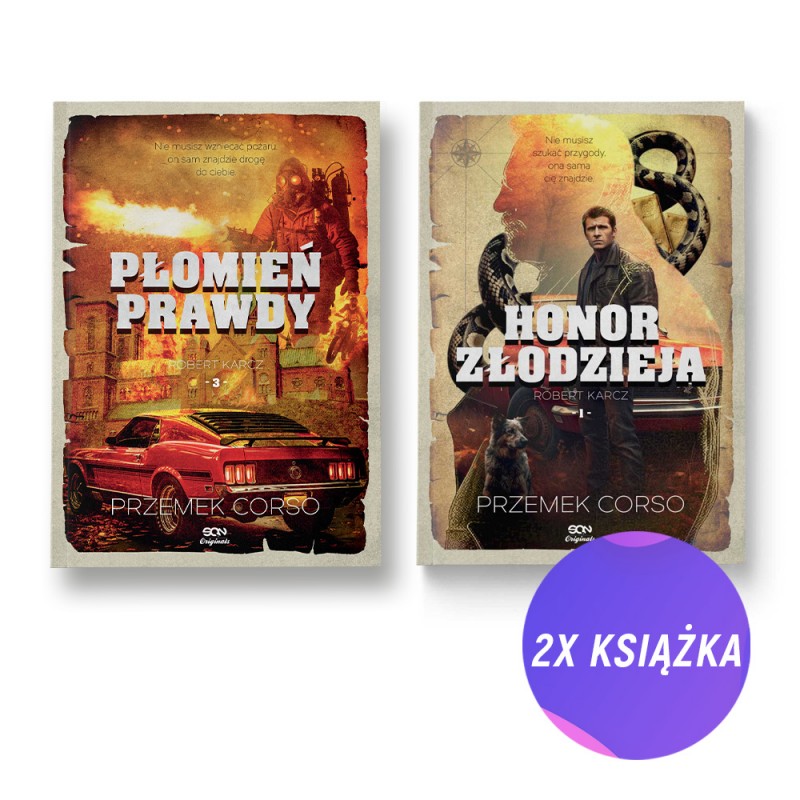 Pakiet SQN Originals: Płomień prawdy + Honor złodzieja (2x książka)