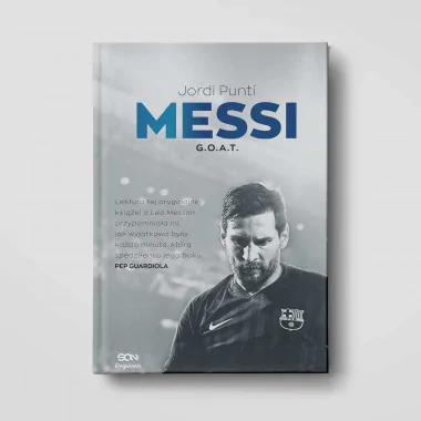 Okładka książki SQN Originals: Messi. G.O.A.T. w księgarni SQN Store