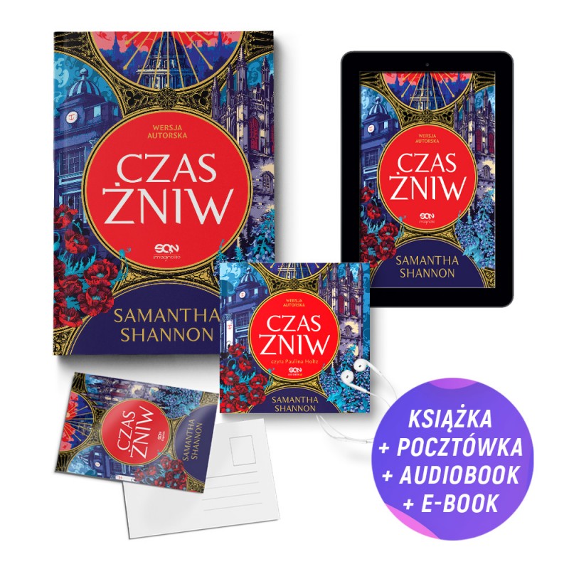 Pakiet: Czas Żniw. Wersja autorska (książka + audiobook + e-book + pocztówka gratis)