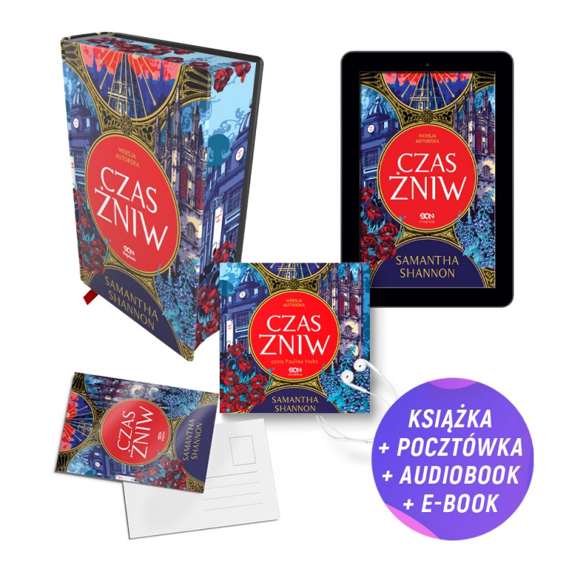 Pakiet SQN Originals: Czas Żniw. Wersja autorska TW (książka + audiobook + e-book + pocztówka gratis)