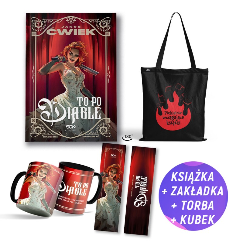 Pakiet: To po diable (książka + torba + kubek + zakładka gratis)