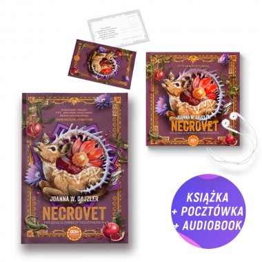 Pakiet: Necrovet. Pielęgnacja zwierząt (nie)ożywionych (książka + audiobook + pocztówka gratis)