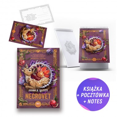 Pakiet: Necrovet. Pielęgnacja zwierząt (nie)ożywionych (książka + notes + pocztówka gratis)