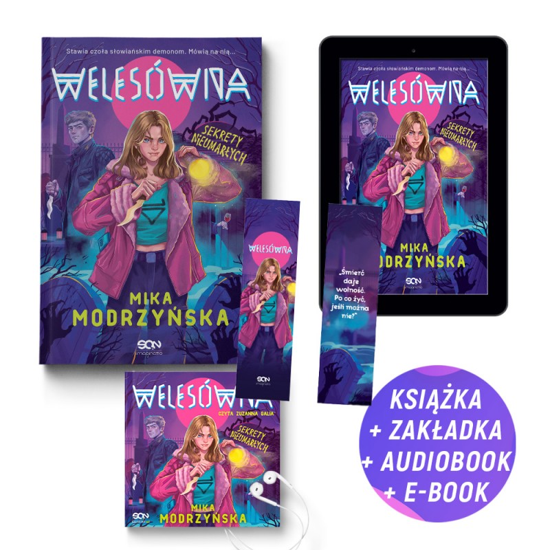 Pakiet: Welesówna. Sekrety nieumarłych (książka + audiobook + e-book + zakładka gratis)