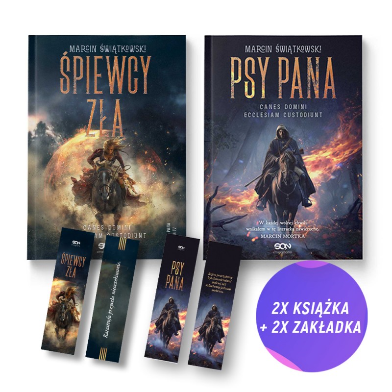 Śpiewcy zła + Psy Pana (2x książka + 2x zakładka gratis)