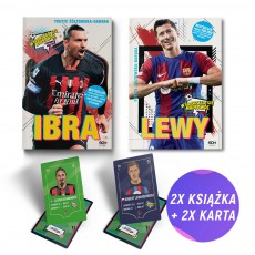 Ibra. Chłopak, który odnalazł własną drogę + Lewy (2x książka + 2x karta gratis)