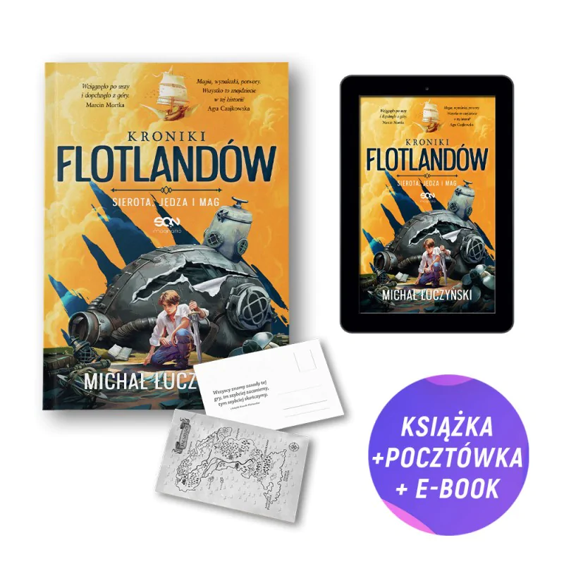 Kroniki Flotlandów. Sierota, Jędza i Mag (książka + e-book + pocztówka gratis)