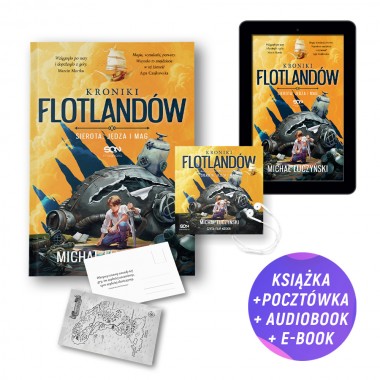 Kroniki Flotlandów. Sierota, Jędza i Mag (książka + audiobook + e-book + pocztówka gratis)