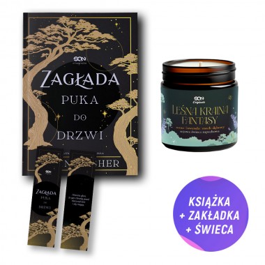 Zagłada puka do drzwi (książka + świeca sojowa leśna + zakładka gratis)