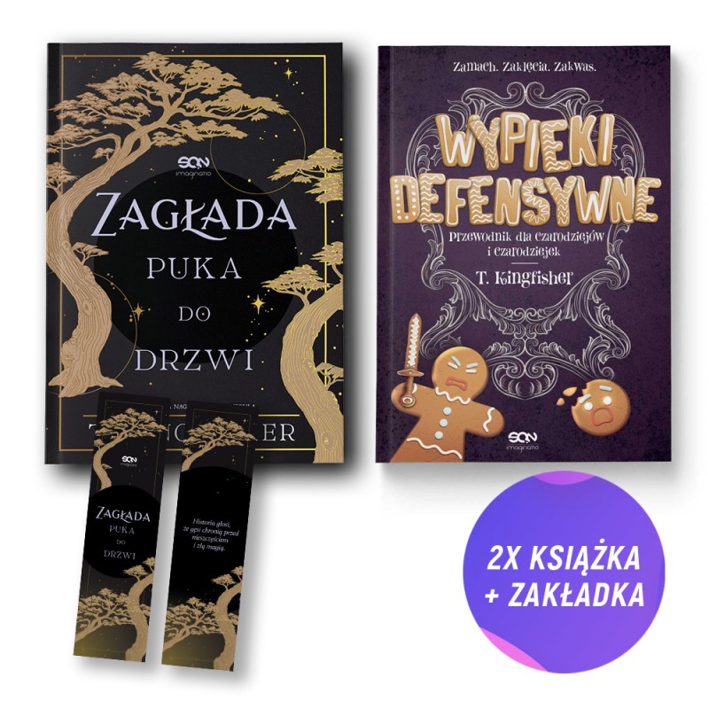 Zagłada puka do drzwi + Wypieki defensywne (2x książka + zakładka gratis)