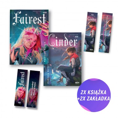 Fairest + Cinder (2x książka + 2x zakładka gratis)
