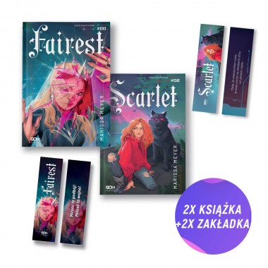 Fairest + Scarlet (2x książka + 2x zakładka gratis)